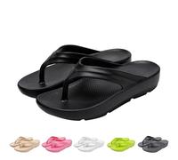 Men's Flip Flops Comfortable Cushion Outdoor Walking Thong Sandals Arch Support Slip Resistant Summer Beach Slippers Rubber Pool Dorm Water Sandals Flip Flops Shower Shoes #01_Black My Orders size 9
