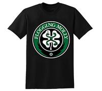Men's Flogging Molly T-Shirt Graphic Black Tee XXL