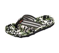 Men's Flops Flat Lightweight On Comfortable Camouflage Pattern Beach Slippers Country Shoes Men Winter, Green, 11 UK
