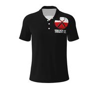 Mens Floyd Rock Band Pink Music Polo Shirts Short Sleeve Golf T Shirt UPF 30+ Collared 3-Button Moisture Wicking Casual Workout Regular Fit Print Summer Classic