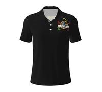 Mens Floyd Rock Band Pink Music Polo Shirts Short Sleeve Golf T Shirt UPF 30+ Collared 3-Button Moisture Wicking Casual Workout Regular Fit Print Summer Classic