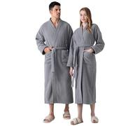 Mens Fluffy Dressing Gown,Winter Half Flannel Men's Thickened Robe Long Furry Home Wear Bathrobe Man