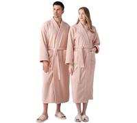 Mens Fluffy Dressing Gown,Winter Half Flannel Men's Thickened Robe Long Furry Home Wear Bathrobe Man