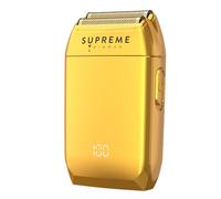 Mens FOIL Shaver by Supreme Trimmer STF602 Pro Electric Shaver Razor for Men Wet/Dry Shaver for Barber Gold - Crunch