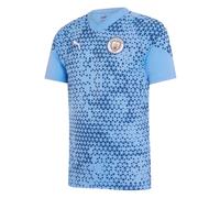 PUMA Manchester City Football Training Jersey, Light Blue/Lake Blue, size Medium