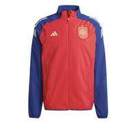Men's Football Presentation Jacket Red 2024-2025 Spain Soccer Sport Travel Coat