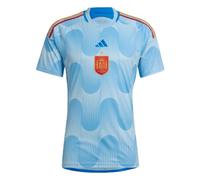 Men's Football Shirt 2022-2023 Blue Spain Away Soccer National Team T-Shirt