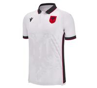 Men's Football Shirt 2023-2024 White Albania Away Soccer Team Authentic T-Shirt