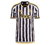 Men's Football Shirt Black Juventus Home 2023-2024 Soccer Jersey Top T-Shirt