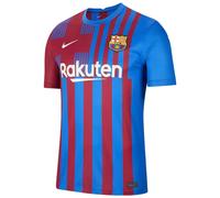 Men's Football Shirt Blue Barcelona Home 2021-2022 Sports Soccer Top T-Shirt
