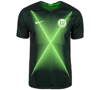 Men's Football Shirt Green 2019-2020 VFL Wolfsburg Home Soccer Tee Sportswear
