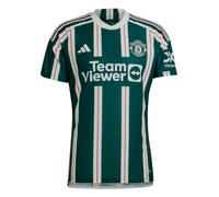 Men's Football Shirt Green 2023-2024 Man Utd Authentic Away Soccer Sports Tee