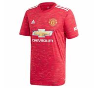 Men's Football Shirt Red 2020-2021 Man Utd Home English Soccer Tee Sportswear