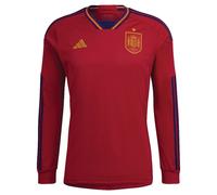 Men's Football Shirt Red 2022-2023 Spain Home Soccer Long Sleeve Jersey Tee Top