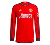 Men's Football Shirt Red 2023-2024 Man Utd Authentic Home Soccer Sports Tee Top