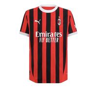 Men's Football Shirt Red 2024-2025 AC Milan Home Authentic Soccer Jersey Tee Top