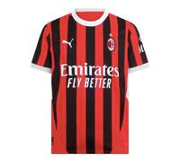 Men's Football Shirt Red 2024-2025 AC Milan Home Soccer Jersey Tee Sports Top