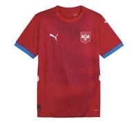 Men's Football Shirt Red 2024-2025 Serbia Home Soccer Jersey Training Sportswear
