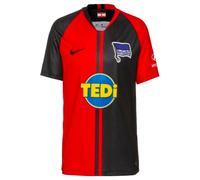Men's Football Shirt Red Hertha Berlin Away 2019-2020 Soccer Jersey T-Shirt