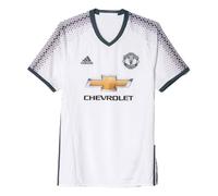 Men's Football Shirt White 2016-2017 Man Utd Third Soccer T-Shirt Jersey Top