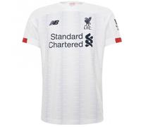 Men's Football Shirt White 2019-2020 Liverpool Away English Soccer Sportswear