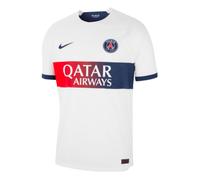 Men's Football Shirt White 2023-2024 PSG Authentic Away Soccer Jersey Tee Top