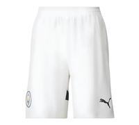 Men's Football Shorts White 2024-2025 Man City Home Training Bottoms Sportswear