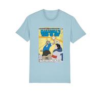 Mens Football T-Shirt, Diego Maradona Argentina Hand of God Comic Style Controversy Mexico 86, Made from Organic Cotton