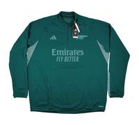 Men's Football Top Rich Green 2023-2024 Arsenal EU Training Soccer Sports Jacket