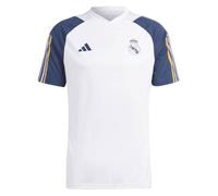 Men's Football Training Shirt White Real Madrid 2023-2024 Soccer Top T-Shirt