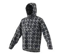 Men's Football Windbreaker Black 2024-2025 Man Utd Seasonal Half Zip Jacket Coat