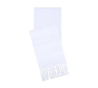 Men's Formal Satin Scarf, White, One size