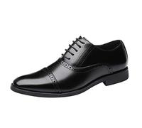 Men's Formal Shoes, Lace Up Leather Footwear For Men Uk, Fashion Retro Pointed-Toe Graceful Loafers, Casual Breathable Business Shoes, Anti-Slip Cosy Wedding Shoes For Men, Premium Quality