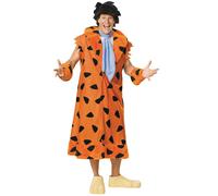 Mens Fred Flintstone Costume The Flintstones Caveman Stone Age Adult Fancy Dress