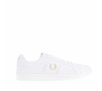 Men's Fred Perry B721 Leather Trainers in White