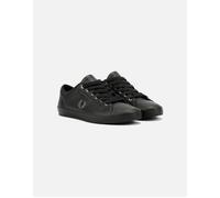 Fred Perry Baseline Leather Men's Black/Laurel Green Trainers - UK 8 / EU 42 / US 9