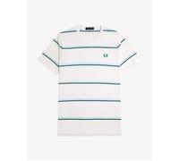 Men's Fred Perry Fine Stripe T-Shirt - White
