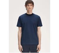 Men's Fred Perry Men's Fine Stripe Heavy Weight T-Shirt - Navy
