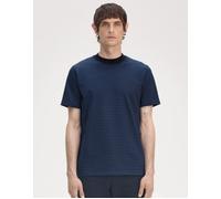 Men's Fred Perry Mens Fine Stripe Heavyweight T-Shirt - Navy