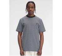 Men's Fred Perry Mens Fine Stripe Heavyweight T-Shirt - White
