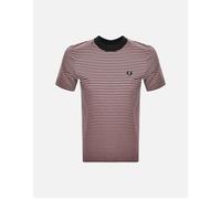 Men's Fred Perry Men's Fine Stripe Heavyweight T-Shirt - White