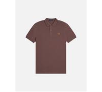 Men's Fred Perry Plain Slim Fit Polo Shirt - Brown - Size: 42