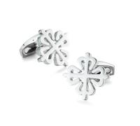 Men's French shirt cufflinks material strawberry sunflower maple leaf rose design French cuffbutton-1