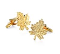 Men's French shirt cufflinks material strawberry sunflower maple leaf rose design French cuffbutton-2