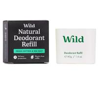 Wild Fresh Cotton & Sea Salt Natural Deodorant Refill 40g