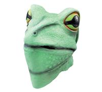 Mens Frog Mask Reptile Animal Toad Masks Full Head Fancy Dress Stag Party