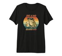 Mens Frog Papa Cool Just A Dad Who Always Came Back with The Milk Premium T-Shirt