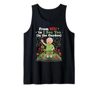 Mens from ICU to I See You in The Garden Funny Retired ICU Nurses Tank Top