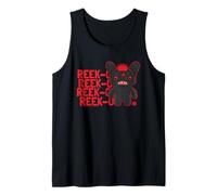 Mens Fuggler Reek-O Black Hairy Fuggs Monster Text Tank Top