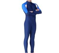 Men's Full Body Swimsuit Rash Guard Sets Thin Wetsuit One Piece Long Sleeve Diving Suit Sunscreen Surfing Float Diving Swimsuit for Water Sport
